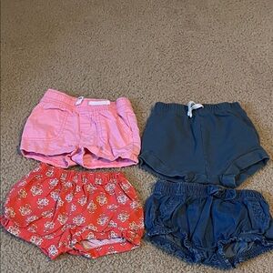 Kids Colorful Shorts Set